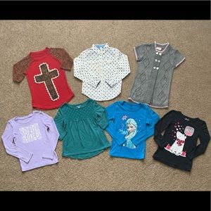 Girls Shirt Bundle Size 6/6X